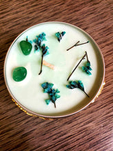 Load image into Gallery viewer, Manifestation Love • Money • Good Vibes | Palo Santo Soy Wax Candle With Green Aventurine Crystals