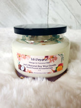 Load image into Gallery viewer, Vacays Tropical- Mango & Coconut Milk Soy Wax Candle