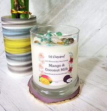Load image into Gallery viewer, Vacays Tropical- Mango & Coconut Milk Soy Wax Candle