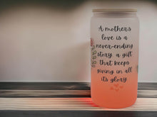 Load image into Gallery viewer, I love you MOM - 16 oz Libbey Beer Can Glass, the Perfect Mother's Day Gift