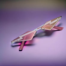 Load image into Gallery viewer, Triangle Wing Edge Rimless Slim Cat-Eye Sunglasses Trendy sunglasses