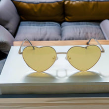 Load image into Gallery viewer, Heart Shape Heart Sunglasses Retro Vintage Boho Translucent Sun Glasses Shades