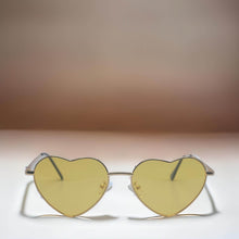 Load image into Gallery viewer, Heart Shape Heart Sunglasses Retro Vintage Boho Translucent Sun Glasses Shades