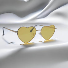 Load image into Gallery viewer, Heart Shape Heart Sunglasses Retro Vintage Boho Translucent Sun Glasses Shades