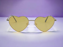 Load image into Gallery viewer, Heart Shape Heart Sunglasses Retro Vintage Boho Translucent Sun Glasses Shades