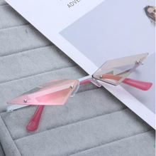 Load image into Gallery viewer, Triangle Wing Edge Rimless Slim Cat-Eye Sunglasses Trendy sunglasses