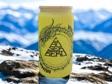 Load image into Gallery viewer, Cancerbero Beer Can Glass | 16 oz Vida/Muerte Can vive Cup