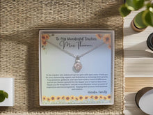 Load image into Gallery viewer, To my Beautiful Teacher, Teacher Gift Necklace with special Customization