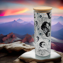Load image into Gallery viewer, The Lovers Beer Can Glass | Boho Witchy Coffee Glass 24 oz