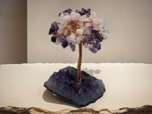 Load image into Gallery viewer, Handmade Crystal Tree/Amethyst & Rose Quartz Feng Shui Tree