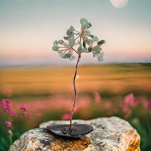 Load image into Gallery viewer, Crystal Tree/Green Aventurine Copper Wired Stone Gemstone Chip Crystal Tree Of Life
