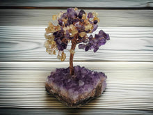 Load image into Gallery viewer, Feng Shui Amethyst/ Citrine Crystal Tree