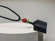 Load image into Gallery viewer, Natural Raw black tourmaline Robe necklace
