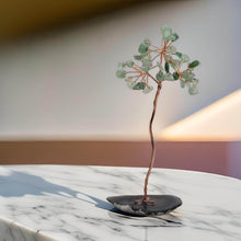 Load image into Gallery viewer, Crystal Tree/Green Aventurine Copper Wired Stone Gemstone Chip Crystal Tree Of Life