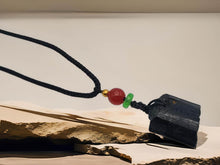Load image into Gallery viewer, Natural Raw black tourmaline Robe necklace
