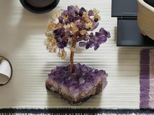 Load image into Gallery viewer, Feng Shui Amethyst/ Citrine Crystal Tree