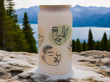 Load image into Gallery viewer, Facial Girly Beer Can Glass Libbey, Body Libbey Color Changing Cup