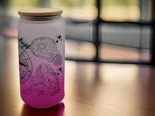 Load image into Gallery viewer, Astrology Lover Beer Can Glass | Boho Numerology Coffee Glass| 16 oz