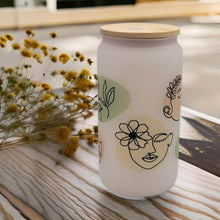 Load image into Gallery viewer, Facial Girly Beer Can Glass Libbey, Body Libbey Color Changing Cup