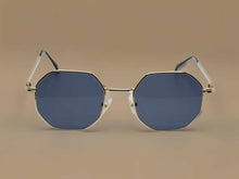 Load image into Gallery viewer, Black Popular Fashion Medium hexagonal Unisex Luxury Sunglasses