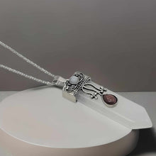 Load image into Gallery viewer, Natural Clear Quartz Handmade Point Necklace Unisex,