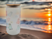 Load image into Gallery viewer, No Cute Funny Llama Beer Can Glass | Boho Coffee Glass 16 oz