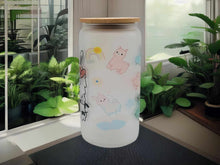 Load image into Gallery viewer, No Cute Funny Llama Beer Can Glass | Boho Coffee Glass 16 oz