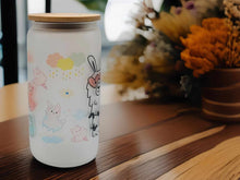 Load image into Gallery viewer, No Cute Funny Llama Beer Can Glass | Boho Coffee Glass 16 oz