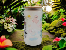 Load image into Gallery viewer, No Cute Funny Llama Beer Can Glass | Boho Coffee Glass 16 oz