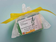 Load image into Gallery viewer, Mango Tea Sage Glycerin Goat's Milk Handmade Soap