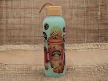 Load image into Gallery viewer, Borosilicate Glass Water Frida Kahlo , Beautiful Artist Cup Gift for her Cute