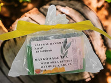 Load image into Gallery viewer, Mango Tea Sage Glycerin Goat's Milk Handmade Soap