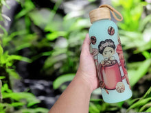 Load image into Gallery viewer, Borosilicate Glass Water Frida Kahlo , Beautiful Artist Cup Gift for her Cute