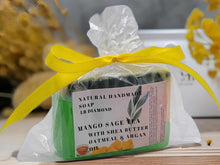 Load image into Gallery viewer, Mango Tea Sage Glycerin Goat's Milk Handmade Soap