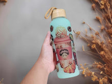 Load image into Gallery viewer, Borosilicate Glass Water Frida Kahlo , Beautiful Artist Cup Gift for her Cute