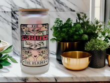 Load image into Gallery viewer, The Reader l Tarot Card Glass Can | 16 oz Can Glass | Witch Gift
