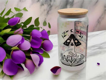 Load image into Gallery viewer, The Reader l Tarot Card Glass Can | 16 oz Can Glass | Witch Gift