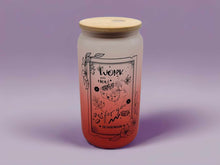 Load image into Gallery viewer, The entrepreneur Lover Tarot Card Glass Can | 16 oz Can Glass | Witch Gift