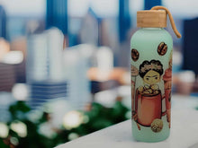 Load image into Gallery viewer, Borosilicate Glass Water Frida Kahlo , Beautiful Artist Cup Gift for her Cute