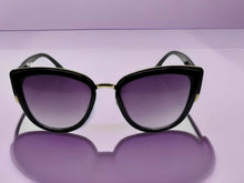 Load image into Gallery viewer, Retro Triangle Cat Eye Sunglasses | Cateye Sunglasses Vintage Black