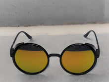 Load image into Gallery viewer, Translucent Steampunk Goggles Glasses Round Sunglasses Emo Retro