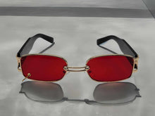 Load image into Gallery viewer, Popular Fashion Small Rectangle Women Luxury Sunglasses Red