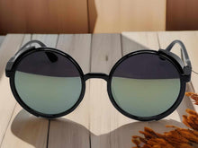 Load image into Gallery viewer, Cute Translucent Steampunk Goggles Glasses Round Sunglasses Emo Retro