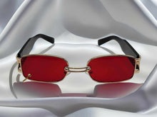 Load image into Gallery viewer, Popular Fashion Small Rectangle Women Luxury Sunglasses Red