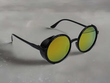 Load image into Gallery viewer, Translucent Steampunk Goggles Glasses Round Sunglasses Emo Retro