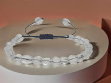 Load image into Gallery viewer, Clear Quartz Irregular 5mm Healing Bracelet Natural crystal Bracelet Adjustable