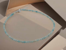 Load image into Gallery viewer, Genuine Aragonite Choker Necklace Adjustable 4mm  Adjustable Choker