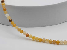 Load image into Gallery viewer, Genuine Citrine Choker Necklace Adjustable 4mm