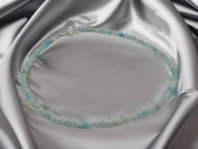 Load image into Gallery viewer, Genuine Aragonite Choker Necklace Adjustable 4mm  Adjustable Choker