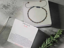 Load image into Gallery viewer, To My Man, I Love You Forever & Always Hematite Bracelet, Handmade Adjustable Inspirational Bracelet